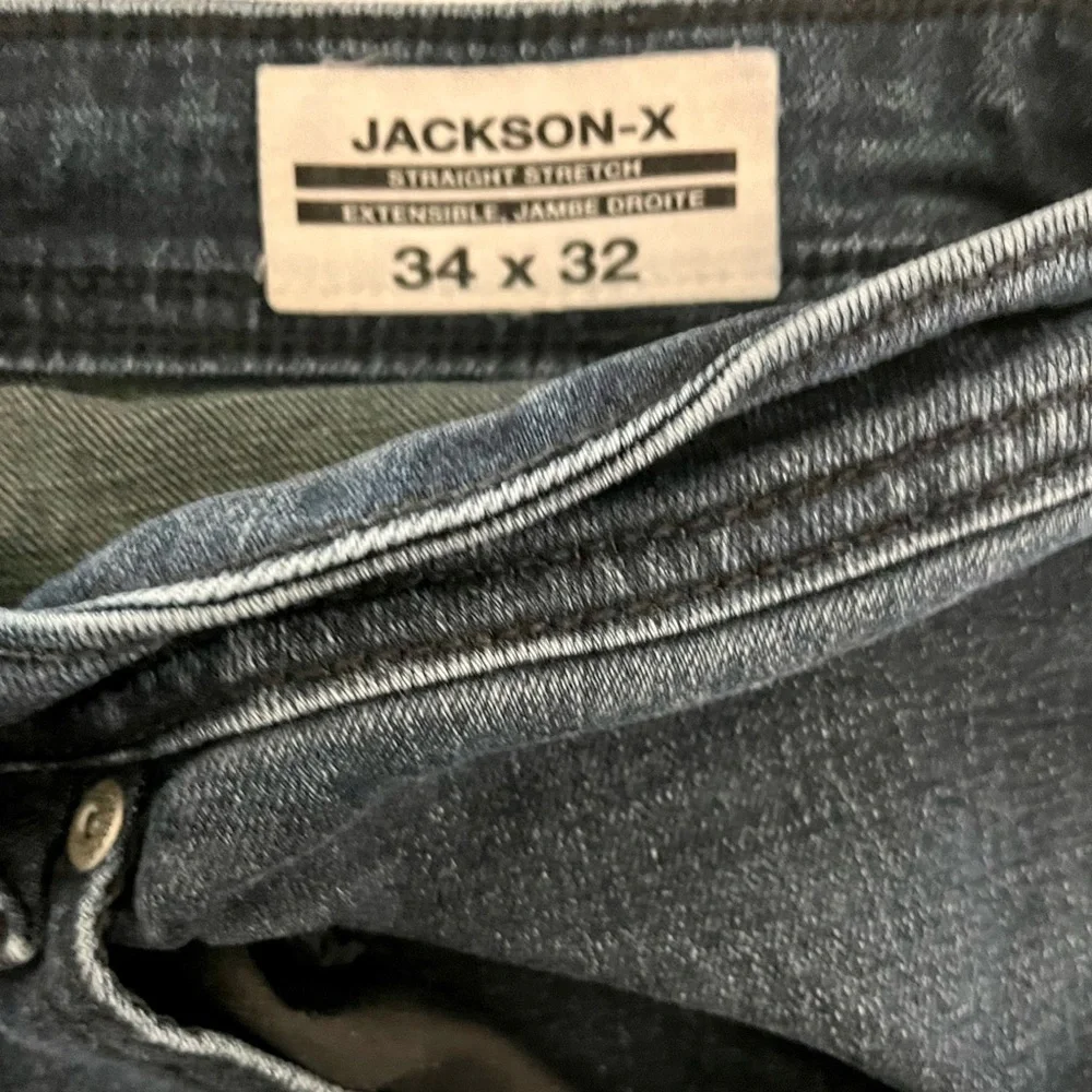 Buffalo David Britton straight leg jeans dark blue 34 waist 30.5 inseam